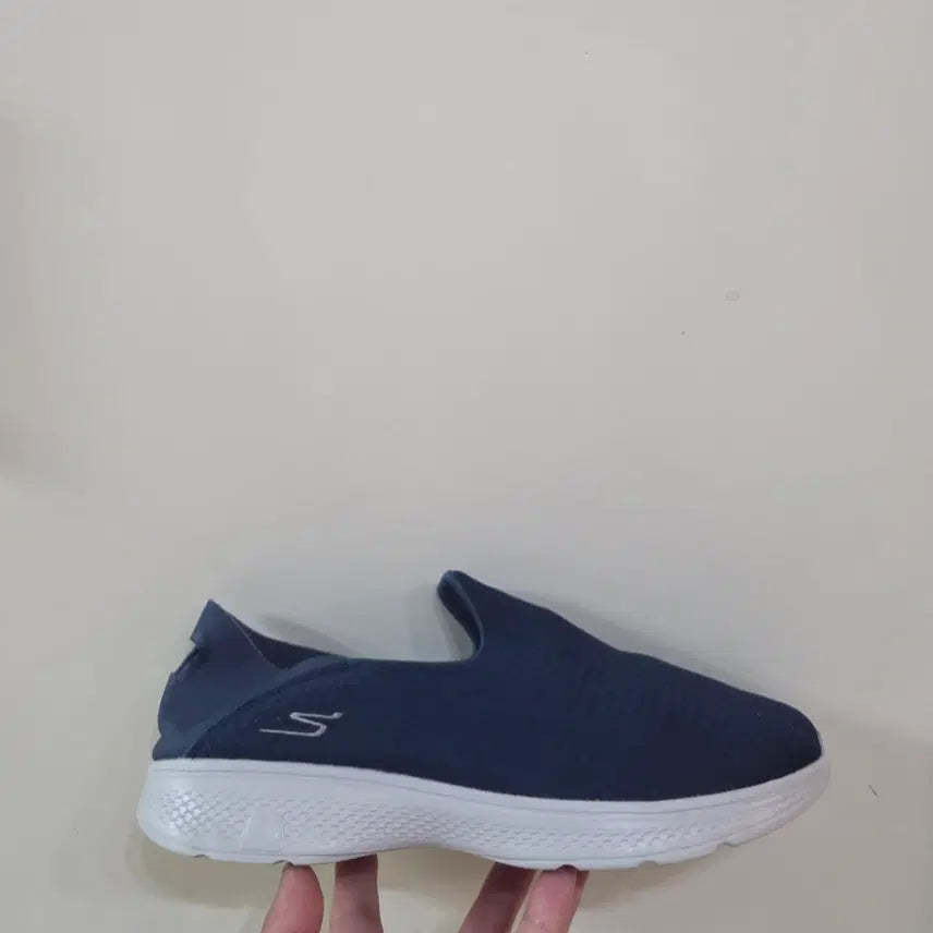 [BUNJANG] Skechers Go Walk 4 Convertible Slip-on Sneakers Navy Grey / [290] 스케쳐스 고워크4 컨버터블 슬립온 네이비그레이ㅡ단종매물,최저가