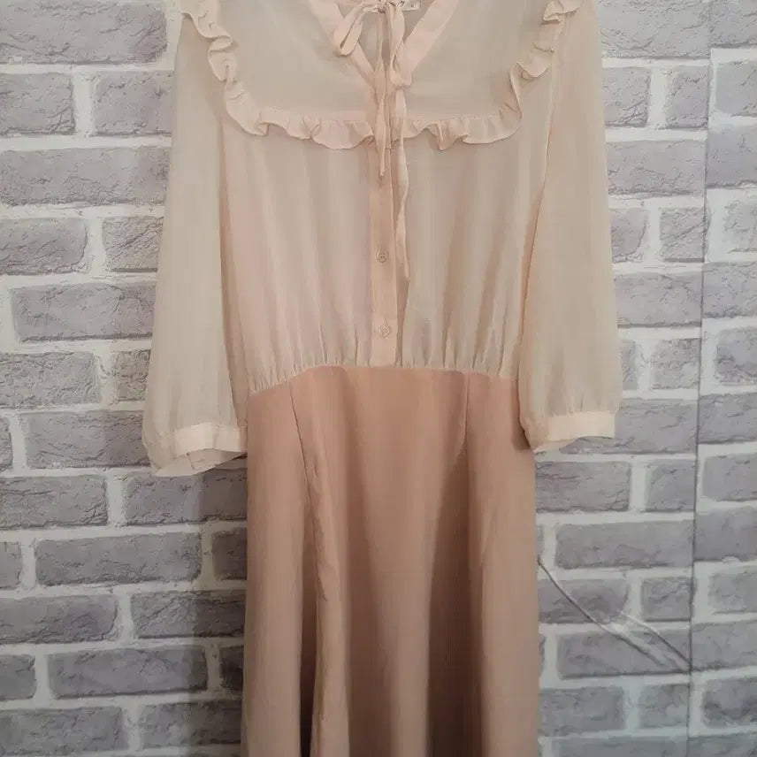[BUNJANG] Romistory Chiffon Top Dress / 로미스토리 쉬폰 상의 원피스77-88/알뜰한여우