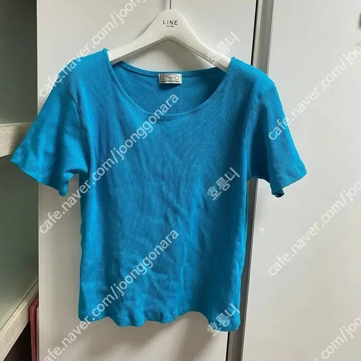 [BUNJANG] Underbee Ribbed Inner Tee Black (Discontinued) / 언더비 단종상품 이너 골지 tee 블랙