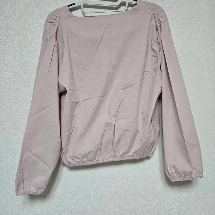 [BUNJANG] BABI Wrap Blouse Pink / BABI 랩 블라우스 핑크색