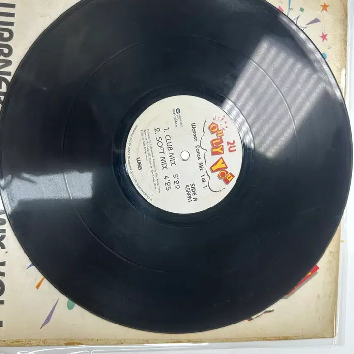 [BUNJANG] 2U Only You Warner Dance Mix Vol.1 LP Rare Korean Pressing / 2U Only You 워너 댄스믹스 Vol.1 LP 희귀 국내반 팝니다