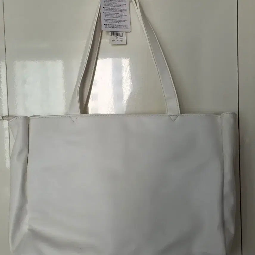 [BUNJANG] WEGO Lace-Up Ita Bag White S / WEGO 위고 레이스업 이타백 화이트 S a4