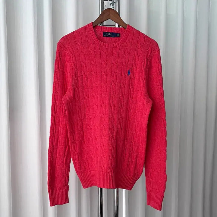 [BUNJANG] Polo Ralph Lauren Cable Knit Sweater M / [M]폴로 랄프로렌 꽈배기 케이블 니트