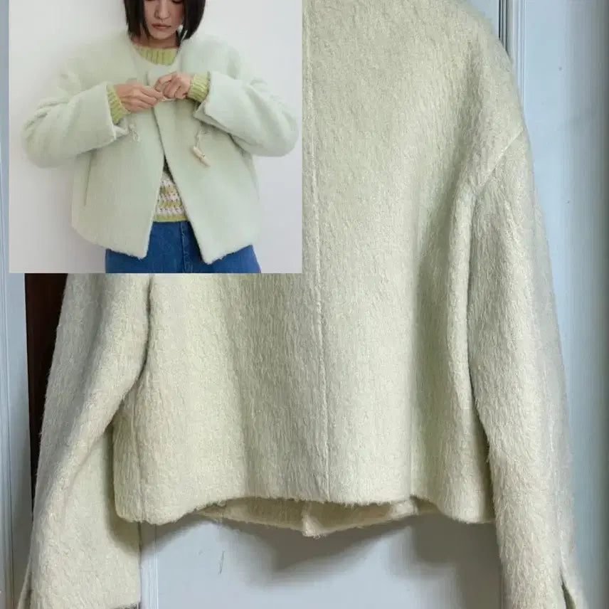 [BUNJANG] Mint Short Duffle Coat / 민트 더플 숏코트 ( 떡볶이 코트)