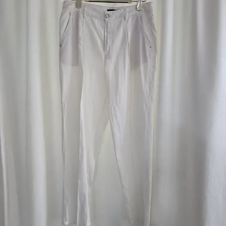 [BUNJANG] Massimo Dutti Linen White Pants / 마시모두띠 린넨 팬츠