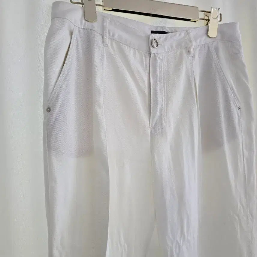 [BUNJANG] Massimo Dutti Linen White Pants / 마시모두띠 린넨 팬츠