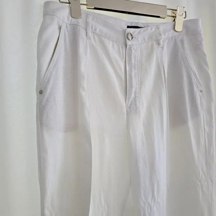 [BUNJANG] Massimo Dutti Linen White Pants / 마시모두띠 린넨 팬츠