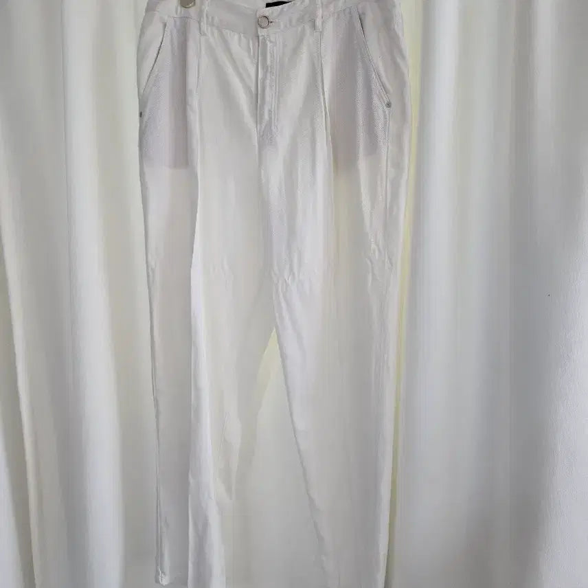 [BUNJANG] Massimo Dutti Linen White Pants / 마시모두띠 린넨 팬츠