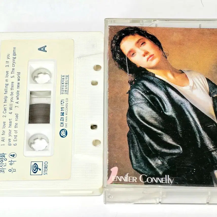 [BUNJANG] Jennifer Connelly Jacket "Music from the Motion Picture Vol. 4" Cassette Tape / [희귀/레트로] 제니퍼 코넬리 자켓 - 최신영화음악 4 카세트테이프
