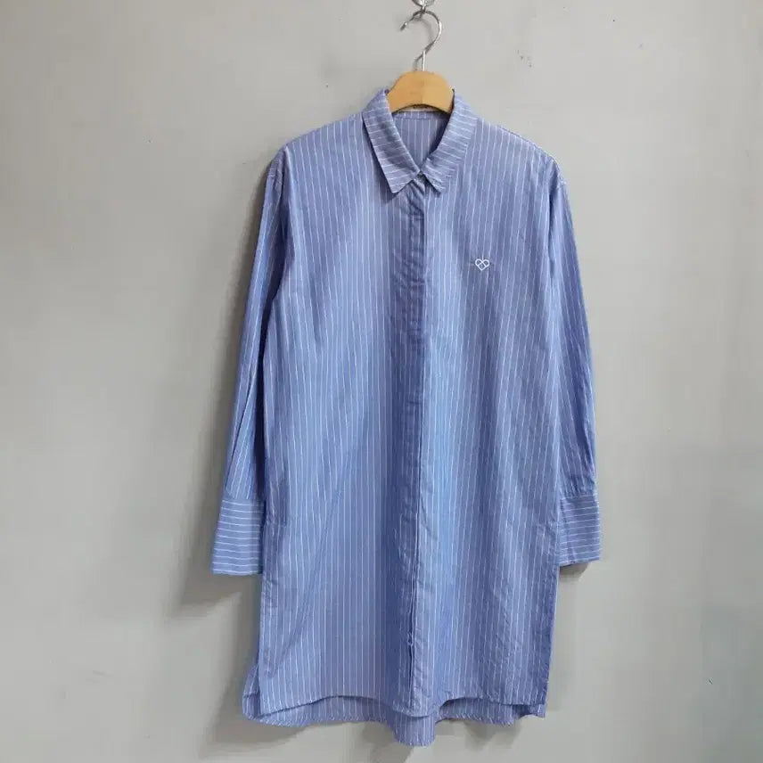 [BUNJANG] A.T. Corner Striped Shirt Dress / a.t.corner 스트라이프 셔츠 원피스
