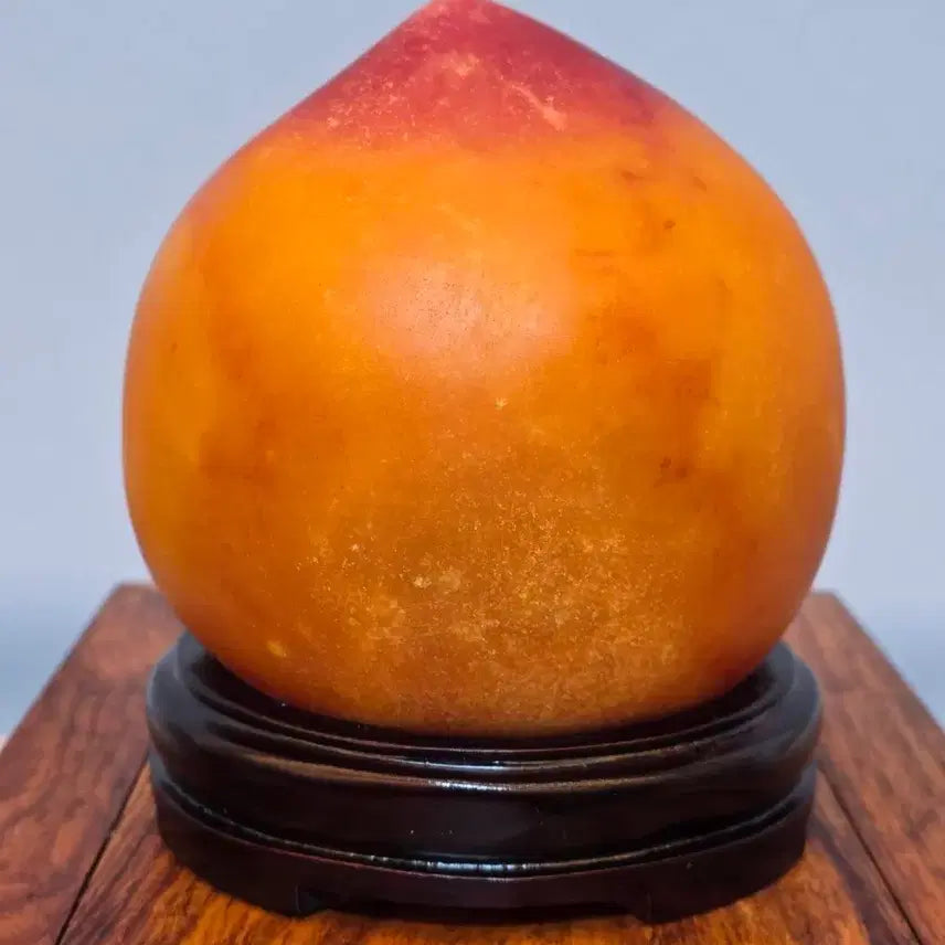 [BUNJANG] Tams Run Peach Jade Stone / 26051004 탐스런 복숭아 옥 가공 수석 팝니다