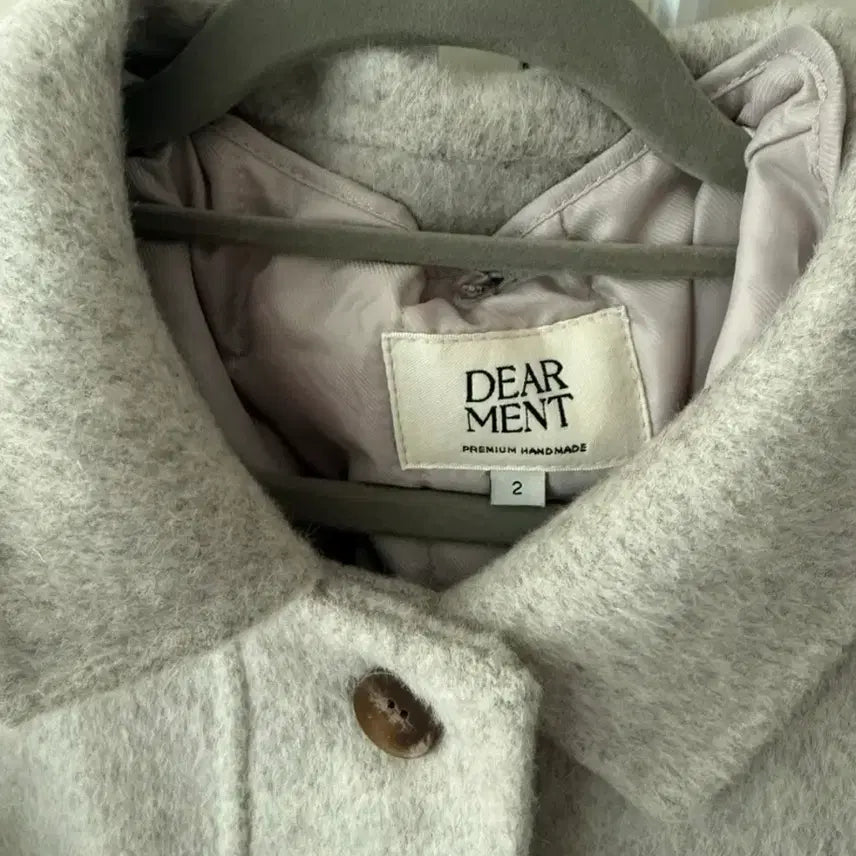 [BUNJANG] DEARMENT Grey Wool Coat / DEARMENT 그레이 울 코트
