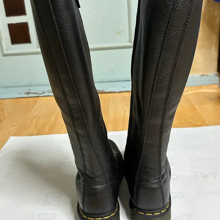 [BUNJANG] Dr. Martens 1B60 Virginia Long Boots Black Size 250 / 닥터마틴 1B60 버지니아 롱부츠 블랙 250 (오른쪽 지퍼 수