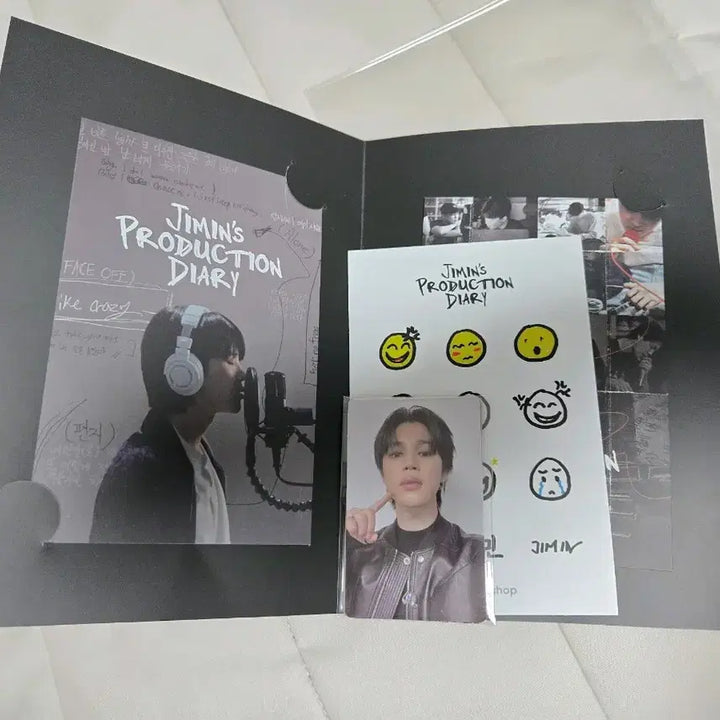 [BUNJANG] BTS Jimin Production Diary Weverse POB Set / BTS 지민 프로덕션 다이어리 위버스 특전 세트