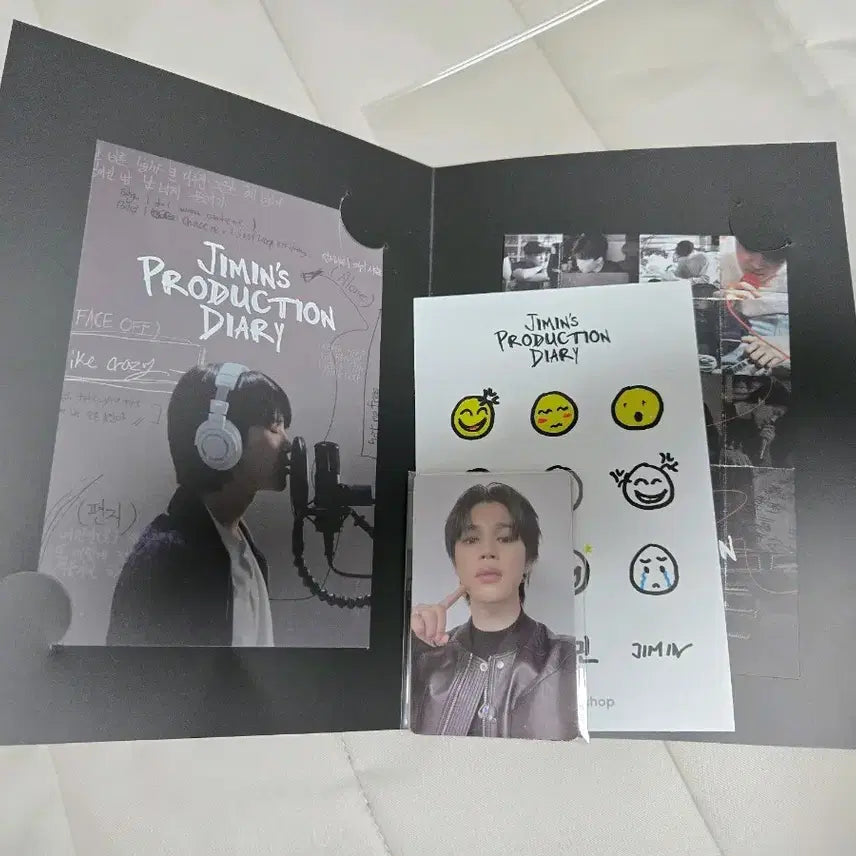 [BUNJANG] BTS Jimin Production Diary Weverse POB Set / BTS 지민 프로덕션 다이어리 위버스 특전 세트