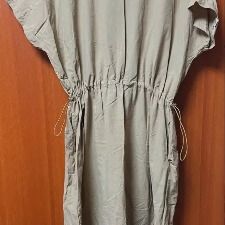 [BUNJANG] Beige String Long Dress / 베이지 스트링 롱 원피스