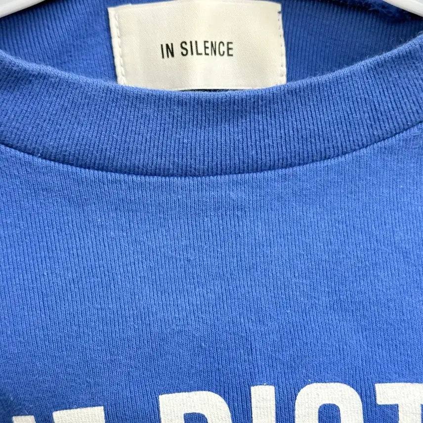 [BUNJANG] Insilence Cropped Sweatshirt (L) / 인사일런스 크롭 맨투맨 (L)
