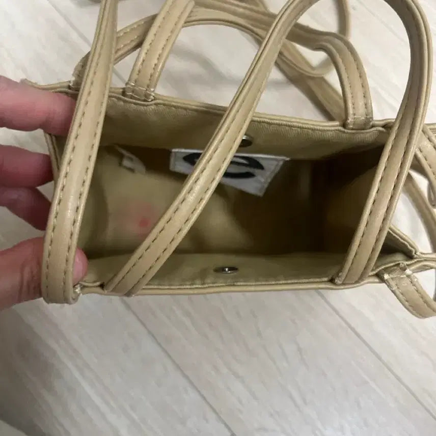 [BUNJANG]  Telfar Shopping Bag Cream Small / 텔파 쇼핑백 크림 스몰 사이즈