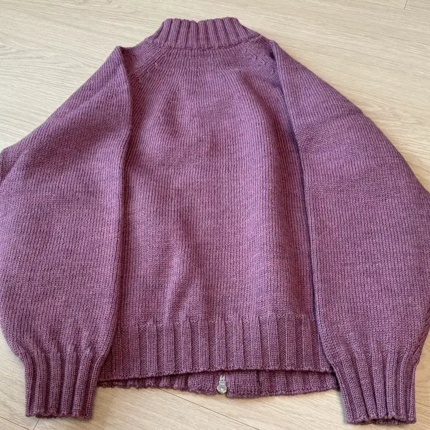 [BUNJANG] 22FW OJ Tweedy Yarn Zip Sweater / 22FW OJ TWEEDY YARN ZIP SWEATER