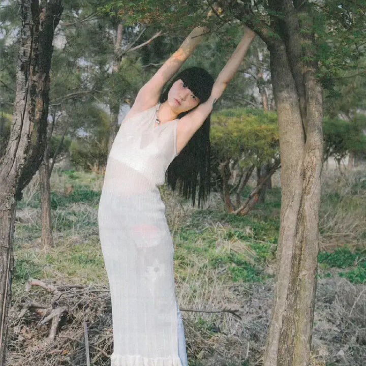 [BUNJANG] Sinoon Layered Pink Dress / 시눈 sinoon 핑크 레이어드 원피스