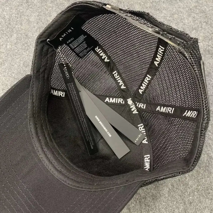 [BUNJANG] AMI Black Mesh Baseball Cap / 아미 AMI 블랙 메쉬 볼캡