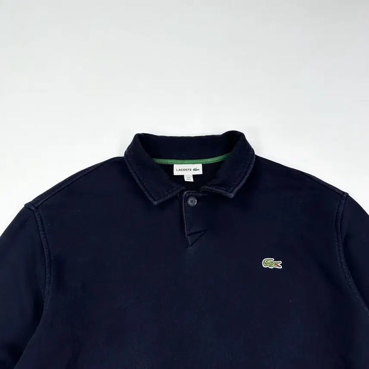 [BUNJANG] Lacoste Minimal Stripe Armband Rugby T-Shirt Navy 2XL / (2XL) 라코스테 미니멀 스트라이프 완장 럭비티 네이비