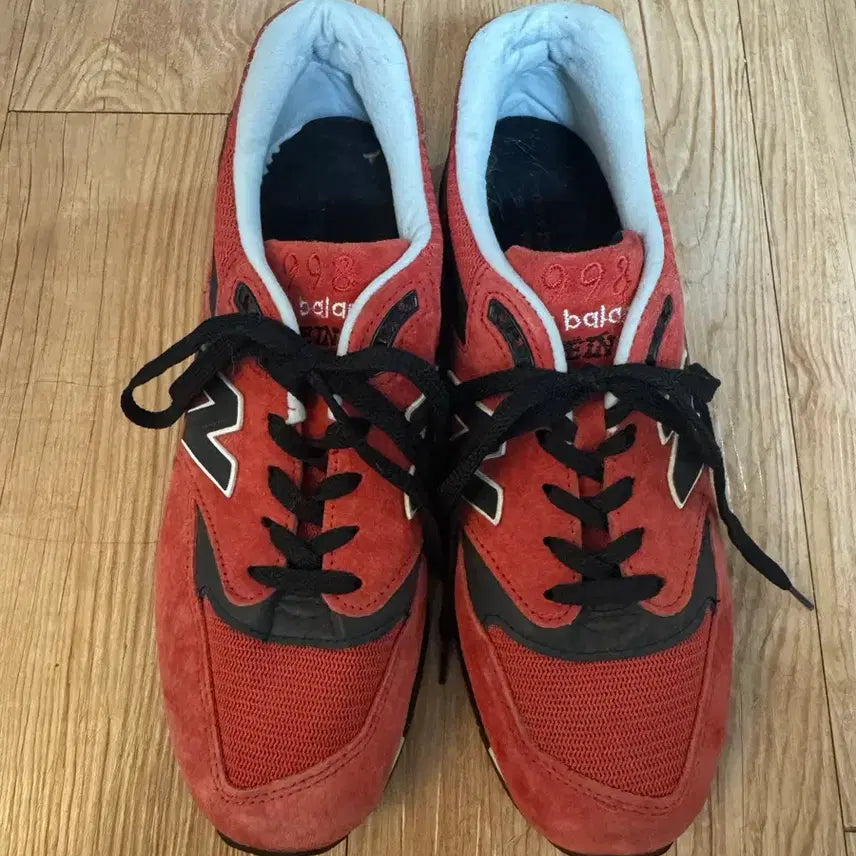 [BUNJANG] New Balance 998 Red Sneakers Size 260 / 뉴발란스998 레드260