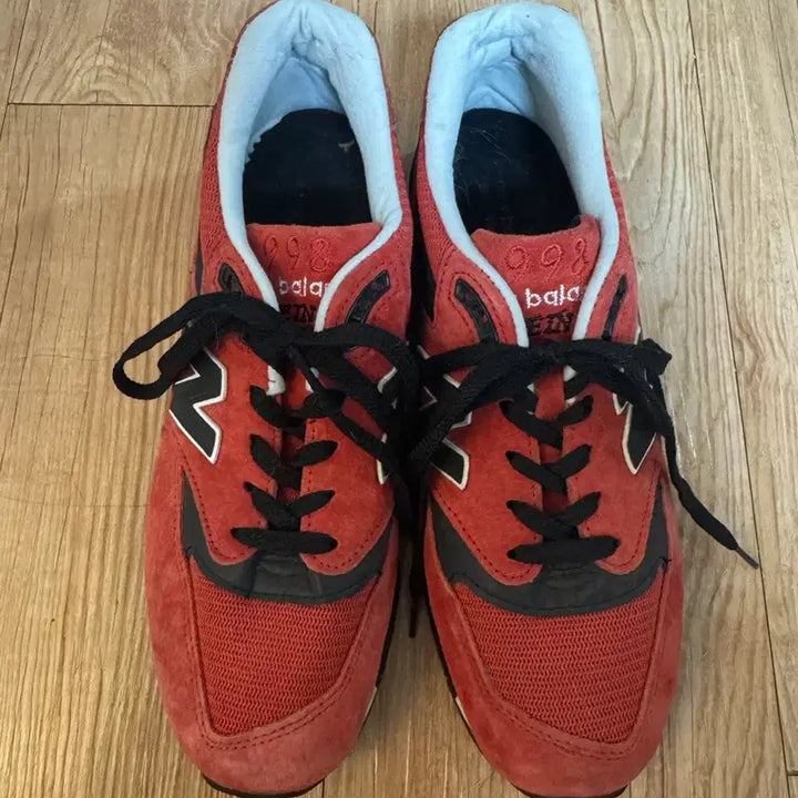 [BUNJANG] New Balance 998 Red Sneakers Size 260 / 뉴발란스998 레드260