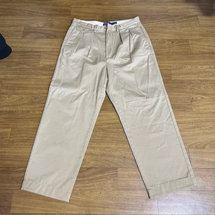 [BUNJANG] Polo Ralph Lauren Whitman Double-Pleat Chino Pants RL Khaki Waist 32 / 폴로 휘트먼 투턱 치노 RL카키 허리32 택만제거 미시착