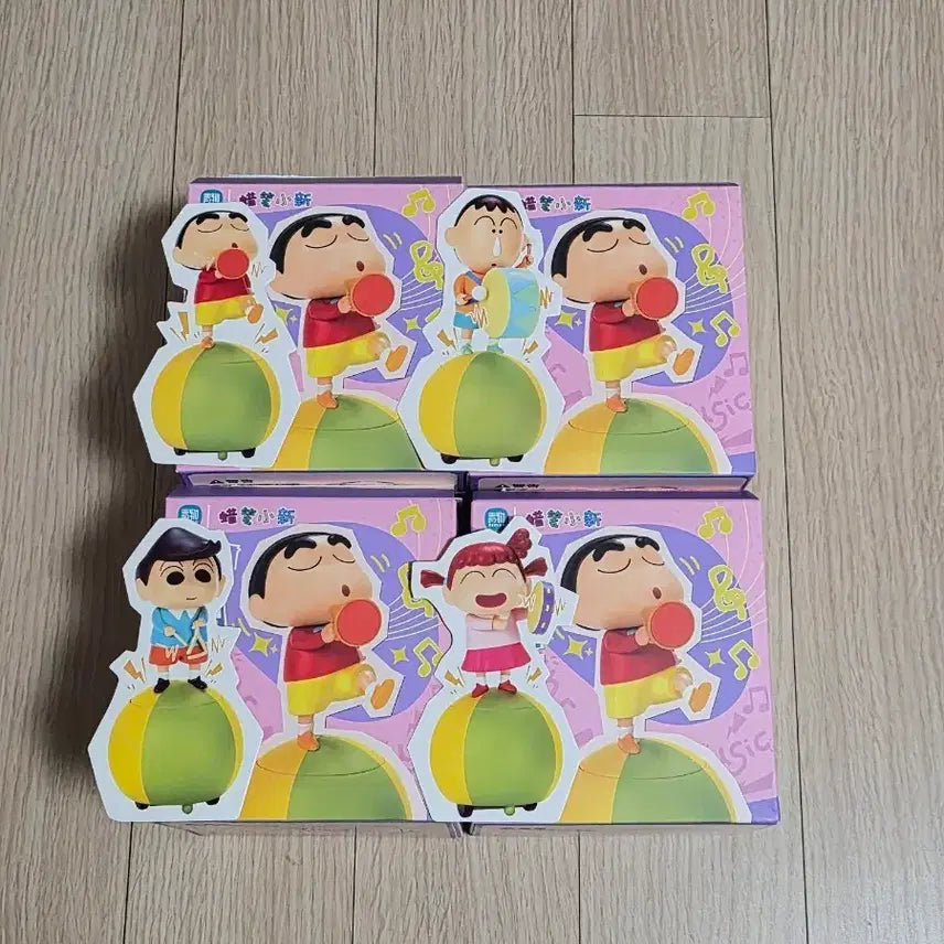 [BUNJANG] Crayon Shin-chan Moving Music Band Figures (Genuine) / 짱구 움직이는 음악단 피규어(정품)