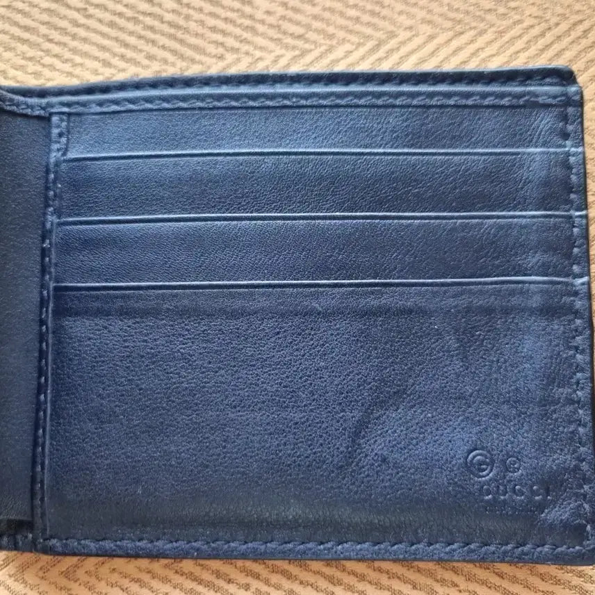 [BUNJANG] Gucci GG Microguccissima Bi-fold Wallet / 구찌 GG 로고 마이크로시마 반지갑