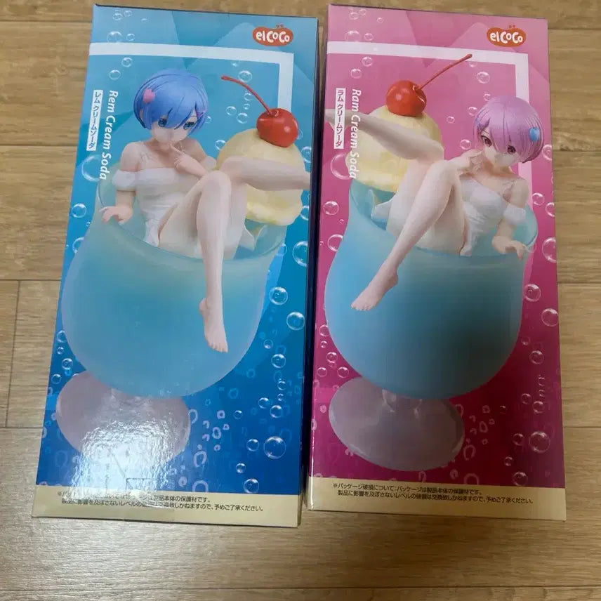 [BUNJANG] Re:Zero Ram/Rem Cream Soda Figure / Re 제로부터 렘/람 크림소다 피규어