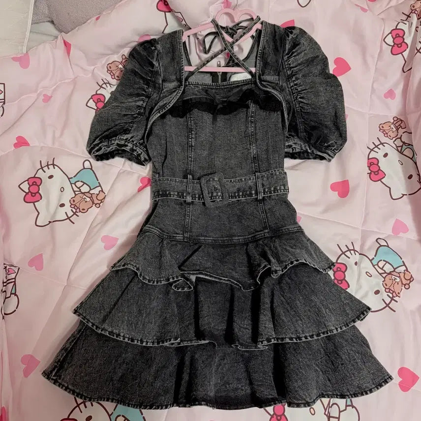 [BUNJANG] Pium Denim Dress / pium 피움 스나계 데님 원피스 양산형 지뢰계