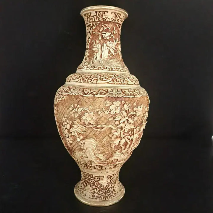 [BUNJANG] Chinese Ceramic Vase / 동 화병 높이36.5cm구연부9cm 중국도자기
