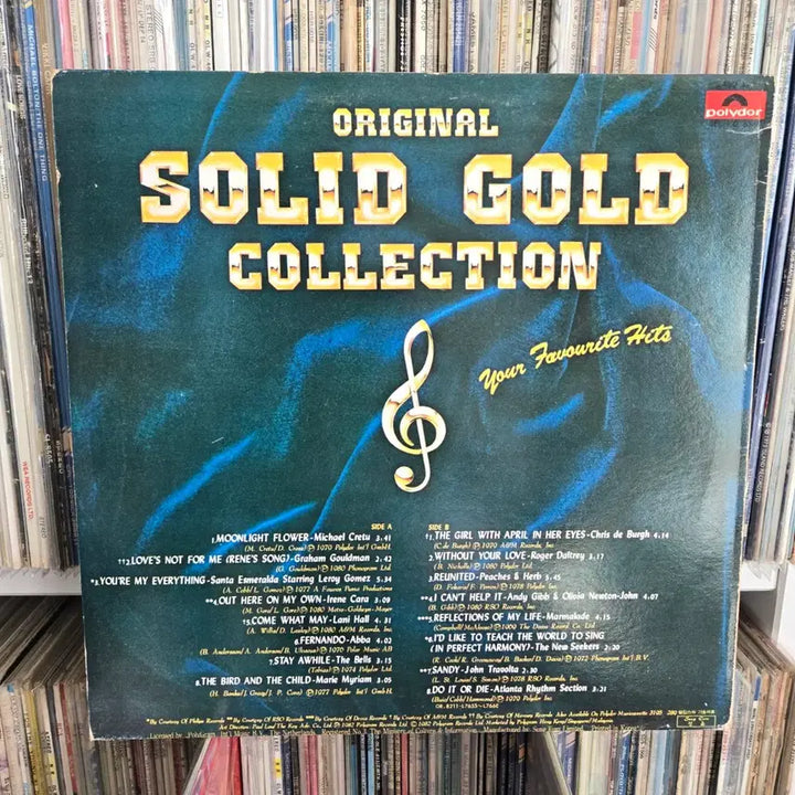 [BUNJANG] Original Solid Gold Compilation LP Vinyl Record / Original Solid Gold 컴필레이션 LP판 민트급