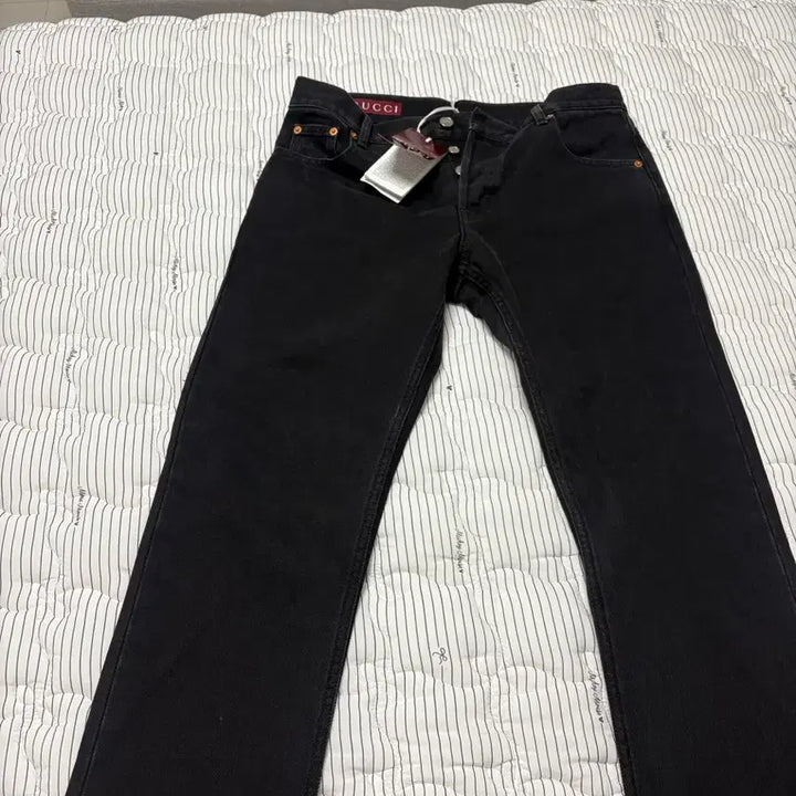[BUNJANG] Gucci Black Denim Pants / 구찌 블랙 데님 팬츠