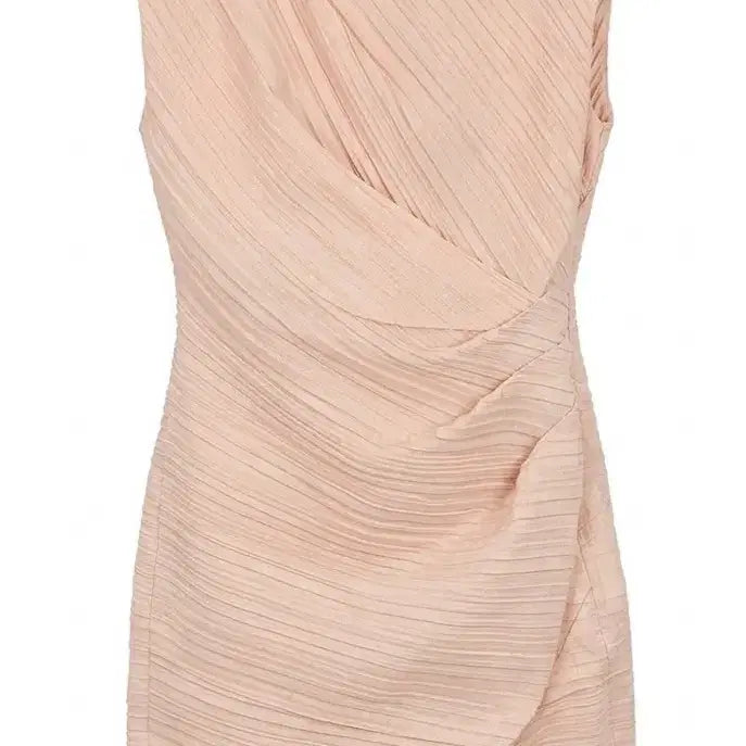 [BUNJANG] MICHAA Pleated Pink Dress Size S / 미샤 MICHAA 플리츠 핑크 원피스 55 S