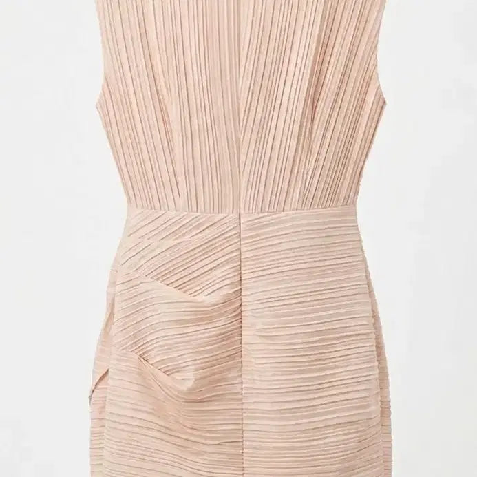 [BUNJANG] MICHAA Pleated Pink Dress Size S / 미샤 MICHAA 플리츠 핑크 원피스 55 S