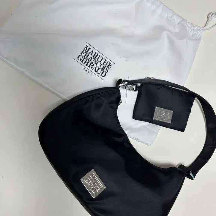 [BUNJANG] Marithe Francois Girbaud Black Shoulder Bag / 마리떼 프랑소와 저버 블랙 숄더백 + 더스트백