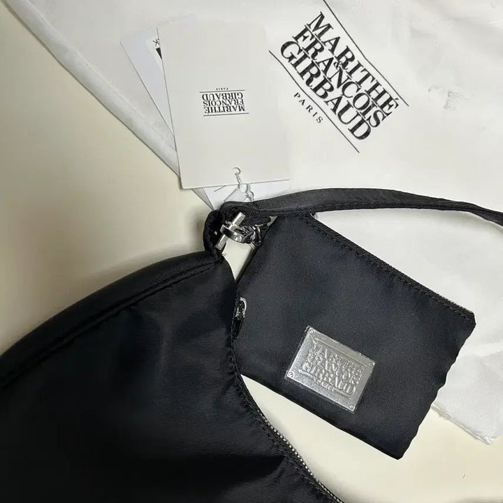 [BUNJANG] Marithe Francois Girbaud Black Shoulder Bag / 마리떼 프랑소와 저버 블랙 숄더백 + 더스트백