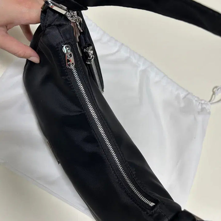 [BUNJANG] Marithe Francois Girbaud Black Shoulder Bag / 마리떼 프랑소와 저버 블랙 숄더백 + 더스트백