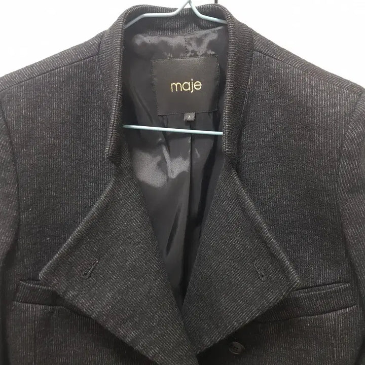 [BUNJANG] Maje Wool Jacket Charcoal Size 55 / 마쥬 모직 자켓 차콜 색상 55