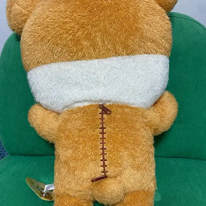[BUNJANG] Rilakkuma Wearing Korilakkuma Hat Plush / 택ㅇ 리락쿠마 탈을 쓴 코리락쿠마
