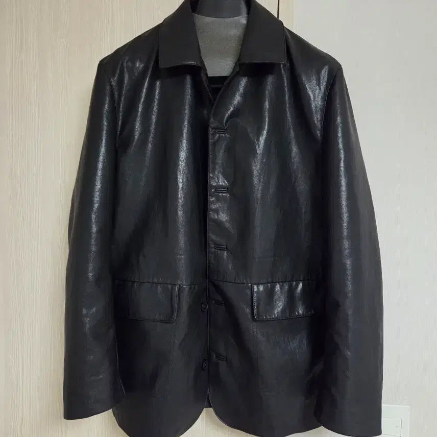 [BUNJANG] Zara Relaxed Fit Leather Overshirt - Size M / zara 릴렉스 레더 오버셔츠 M사이즈
