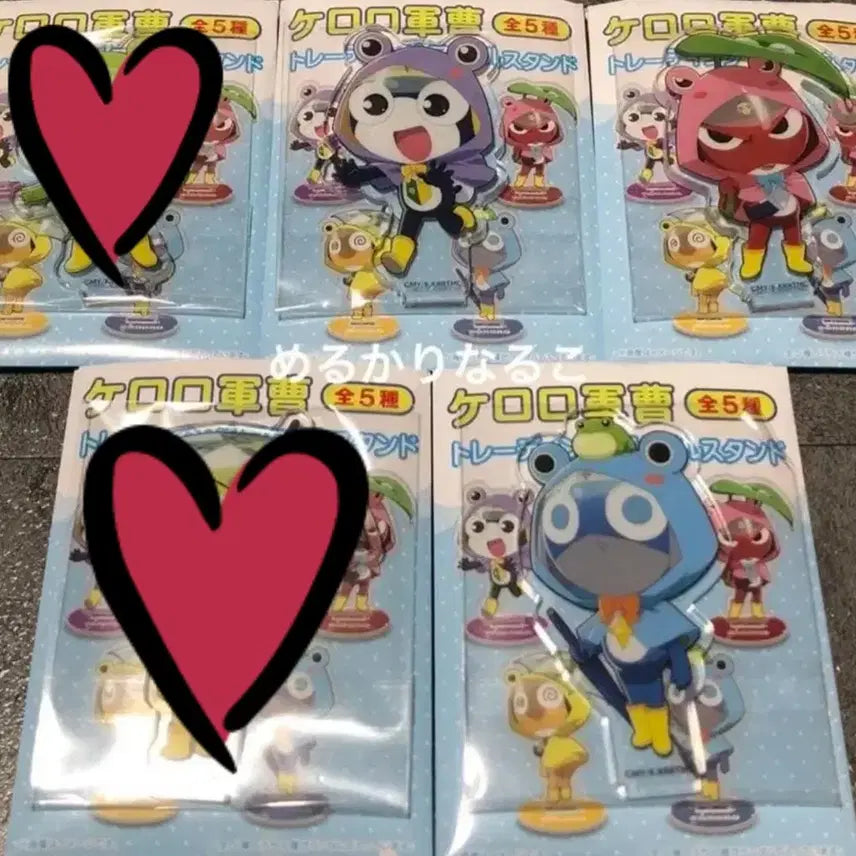 [BUNJANG] Keroro Lawson Limited Edition Acrylic Stand / 케로로 로손 한정판 아크릴 공구