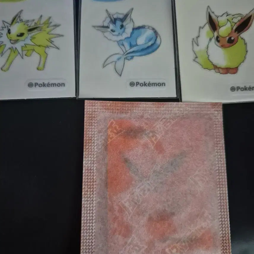 [BUNJANG] Pokemon Eevee Evolution Set Stickers / 포켓몬 띠부씰 신상 이브이 부스터 샤미드 쥬피썬더 일괄 판매