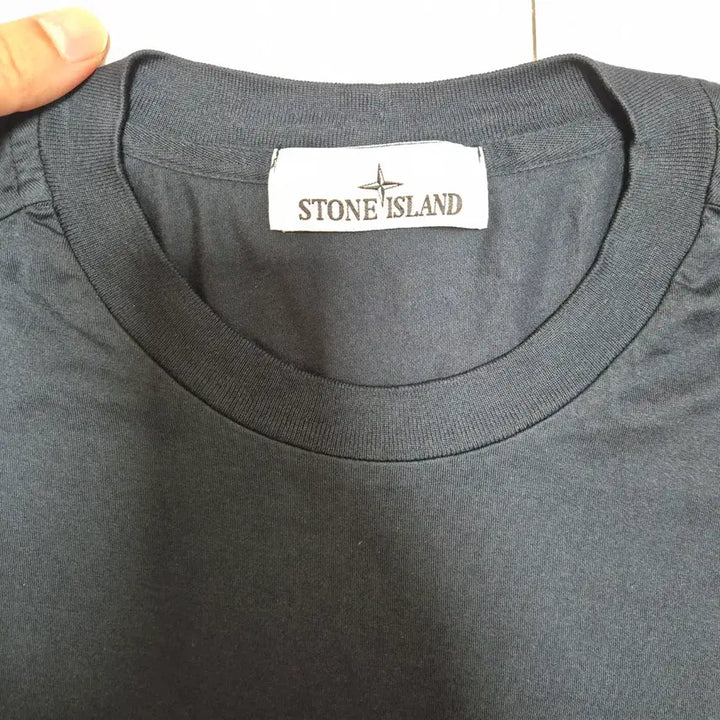 [BUNJANG] Stone Island Short Sleeve T-Shirt Navy L / 스톤아일랜드 반팔