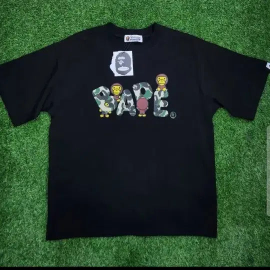 [BUNJANG] BAPE Black T-Shirt XL / 새상품급) 베이프 블랙 반팔티.  XL