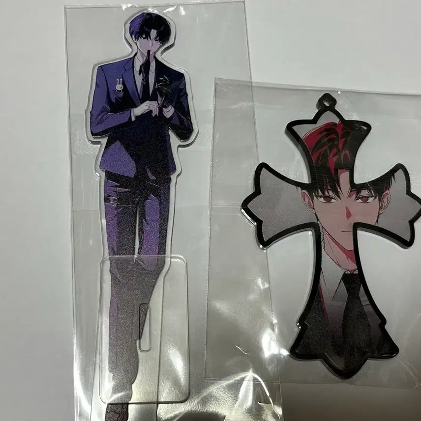 [BUNJANG] Gyedam Chulgeun Kim Sol-eum Acrylic Charm Bundle Set / 괴담출근 괴출 룽지님 김솔음 아크릴 무무님 김솔음 키링 일괄 판매