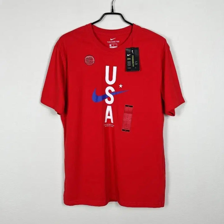 [BUNJANG] Nike USA Red Short Sleeve T-Shirt Men&